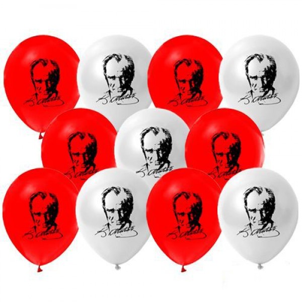 Atatürk Baskılı Balon