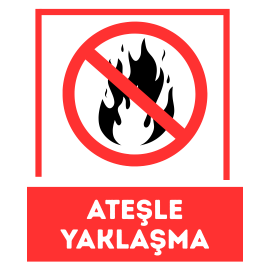 İş Güvenliği Uyarı Levhası 20x30 ( Yapışkanlı ) 